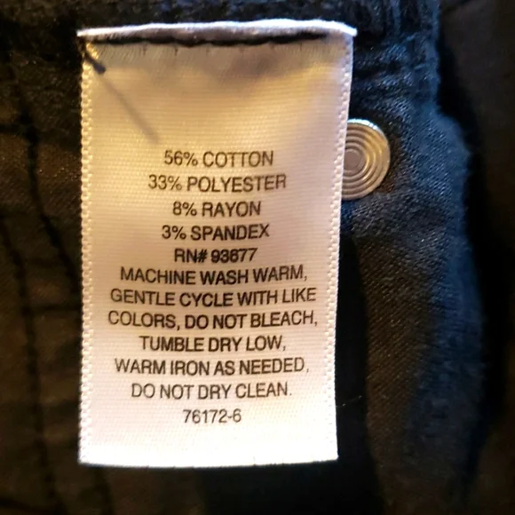 Liz Claiborne Amber Womens Mid Rise Straight Pull-On Pants. - Picture 4 of 5